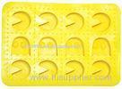 Yellow 100% Silicone Ice Cube Trays