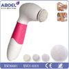 Pink White And Gray Spin Rotary Soft Whitening Skin Cleansing Brush For Bath , Shower