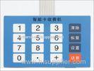 16 keys LED Tactile Membrane Switch Keypads For Control Board , Silk screen Printed