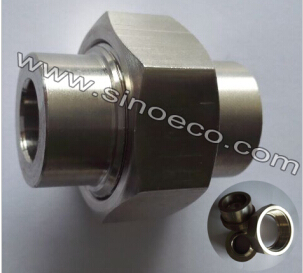 Stainless Steel High Pressure Hard Butt Welded Union Without Gasket Pipe Fitting