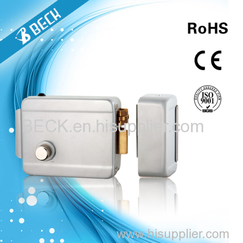 High security electric rim lock