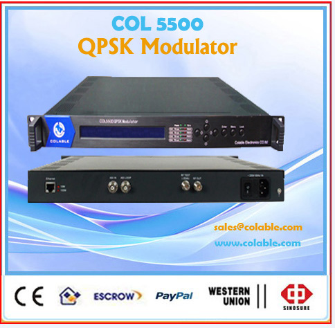 DVB-S modulator qpsk 250Mhz to 450Mhz