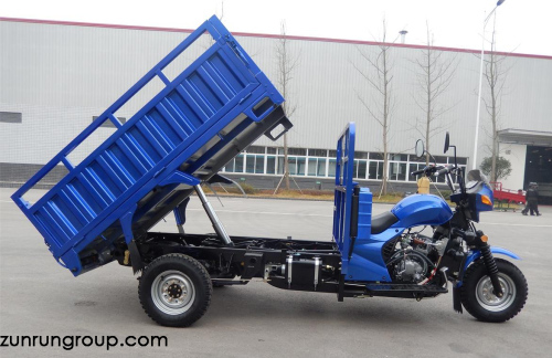 200cc water cooled hydraulic auto dumper cargo motor tricycle