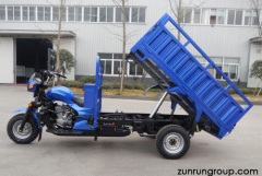 200cc water cooled hydraulic auto dumper cargo motor tricycle