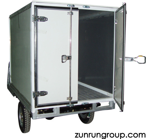 200cc air cooled closed hard cargo box