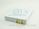 Light Weight 2 Port Fiber Termination Box ABS PC Wall Mounted Anti-UV
