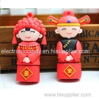 Wedding couple stylish USB flash drive