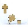 Custom Cross Logo Wooden USB Flash Disk