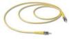 DIN Plastic Single Mode Optical Fiber Cable , ST ST Fiber Patch Cable SM DX 9/125