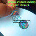 custom hologramphic logo text anti-counterfeiting holograms