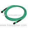 Fiber Optical OM4 MTP / MPO Patch Cord 4 8 12 And 24 Fiber Connector Termination