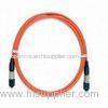 OM1 62.5/125 MTP / MPO Patch Cord Fibre Optic Internet With Low Insertion Loss