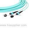 OM3 Patch Cables , MPO / MTP Multimode Patch Cord Fiber Optic Connectors