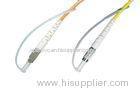 DIN OM4 OFNR Multimode Fiber Optic Cable , Fiber Optic Jumper Cable DX / SX