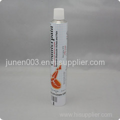Collapsible aluminum ointment tube
