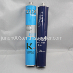 Collapsible aluminum Hair dye coloring tube packaging