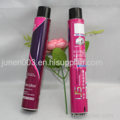 Collapsible aluminum Hair dye coloring tube packaging