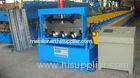 22kw Ridge Cap / Steel Deck Roll Forming Machine with Galvanized Board / 30 Groups Rollers