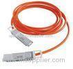 QSFP / AOC Fiber Optic Transceiver Module , 1-100m 850nm Optical Transceiver