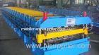 Colored Galvanized Steel Double Layer Roll Forming Machine For IBR Roof