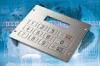 Customizated PS2 / USB Metal Keypad with Information Window, Vandal Resistant IK10