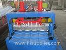 Steel Tile Roll Forming Machine 18 Groups Rollers / Hydraulic Control System for Fencing