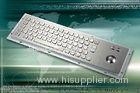 67 Keys Self Service Terminal Trackball Waterproof Metal Keypad / keyboard