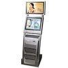 Dual Screen Information Inquiry Standing and Metal Keypad / Keyboard Self Service Kiosks