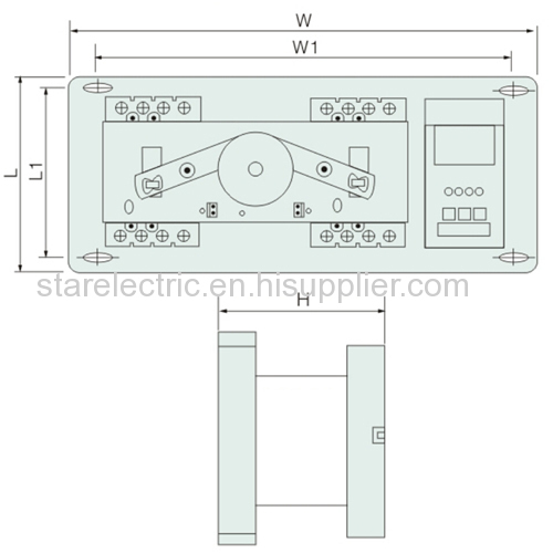 KXQ1 dual power automatic transfer switch series