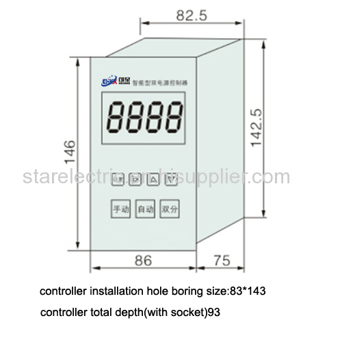 KXQ1 dual power automatic transfer switch series