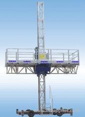 25.5 kW Power Single Mast Climbing Work Platform with Balance Device