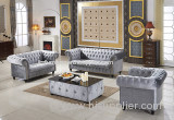 Chesterfield Leather Sofa Set