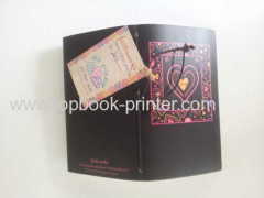 Custom cardboard cover pocket heart&soul journal diary printed for churches