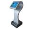 Information showing free standing touch kiosk, so many parts optional