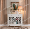Chinese antique furniture, Shabby chic in wooden cabinet in white