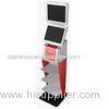 17 Inch / 19 Inch Dual Screen Information Inquiry Standing Camera Self Service Kiosks