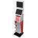 17 Inch / 19 Inch Dual Screen Information Inquiry Standing Camera Self Service Kiosks