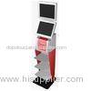 17 Inch / 19 Inch Dual Screen Information Inquiry Standing Camera Self Service Kiosks