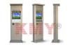 15'' Free Standing Outdoor Information Interactive Touch Kiosk , TFT - LCD Touchscreen Monitor