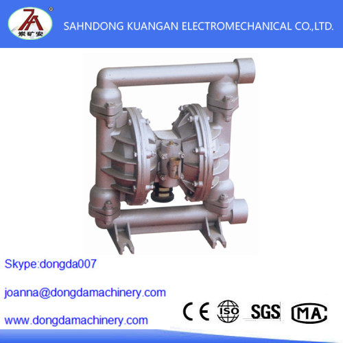 Pneumatic diaphragm pump for mine