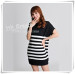 Apparel & Fashion Shirts & Blouses Bambus Stripes Long T-shirt Blouse Home Wear Girls