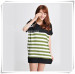 Apparel & Fashion Shirts & Blouses Bambus Stripes Long T-shirt Blouse Home Wear Girls