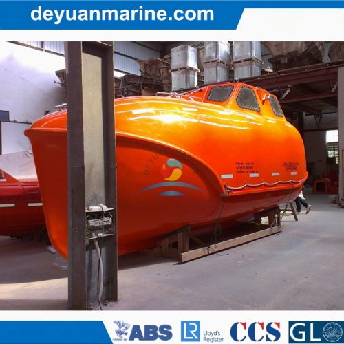 China Lifeboat 6.80M Totally Enclosed Free Fall Lifeboat for 31 Persons Life Saving