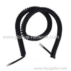 Telephone Accessories Coiled Cord for Telephone Handset