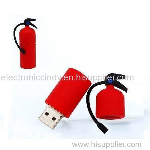 Custom fire extinguisher shape usb stick for gifts
