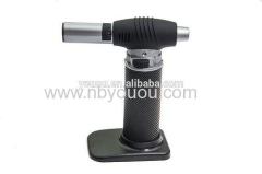 quality guarantee Long torch head Portable Micro flame torch lighter(black)