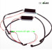 90MM LED COB Auto Angle Eyes Rings Halo Flashing Remote kit Multi-color RGB