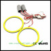 6W COB Car LED Strip Light Angel Eyes Halo Ring 120MM Motorcycle DC 12V Headlight Lamp Kit 7000-8000K 144 leds Festoon D