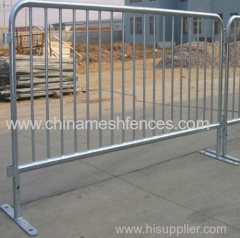 removable hot-dipped galvanized crowd control barrier