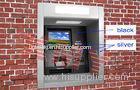 Interactive Touch Wall Mount Self Service Kiosk For Banking , Motorized Card Reader